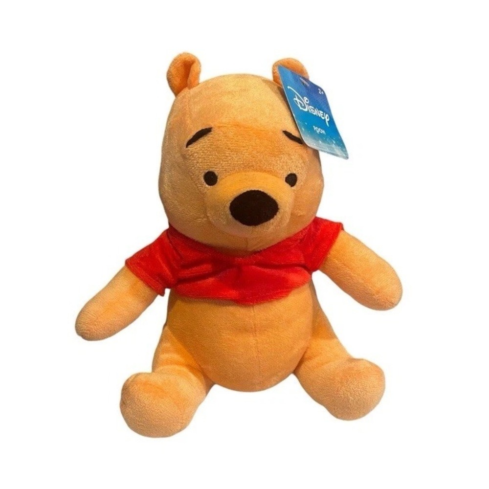 Winnie the Pooh‎ Authentic Disney Plush Stuffed Animal Bear With Tags 11" Gifts